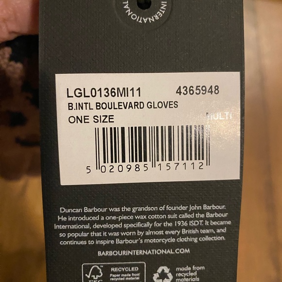 Barbour International Gloves - Picture 4 of 4